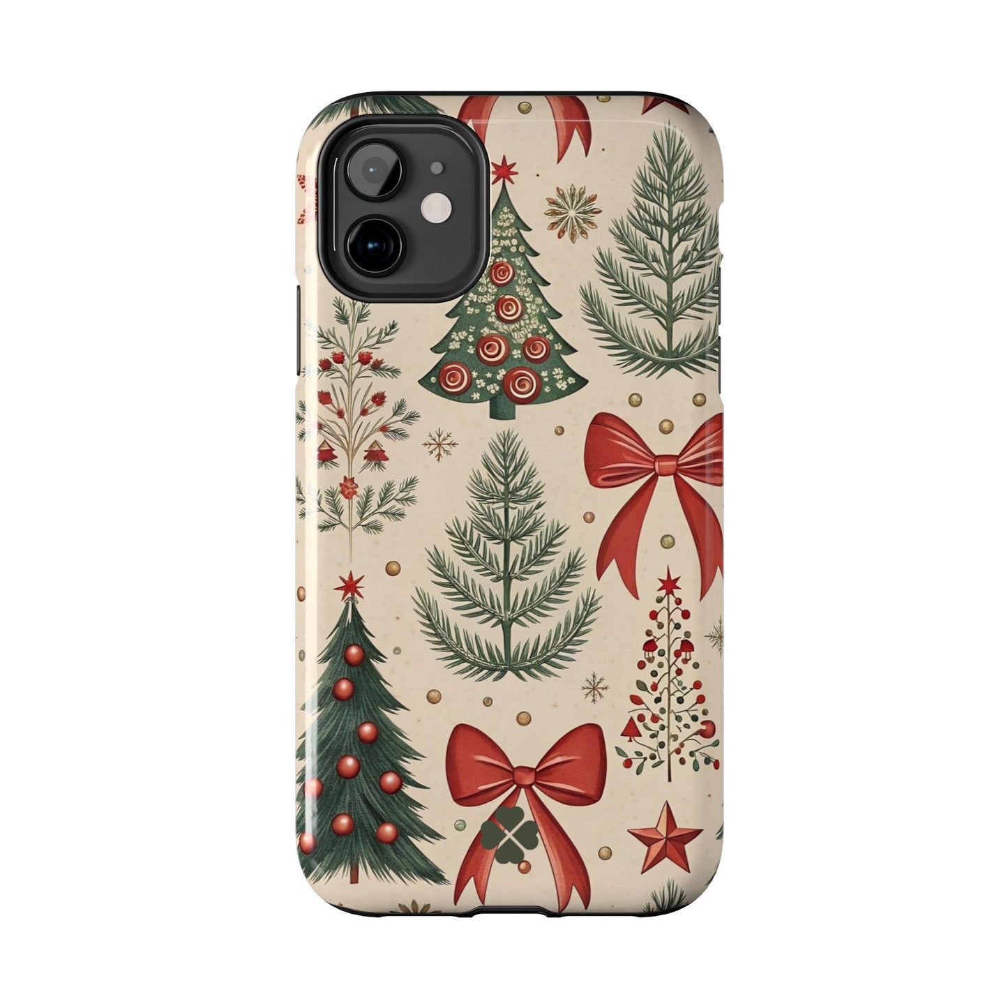 Christmas Tree Bow Phone Case