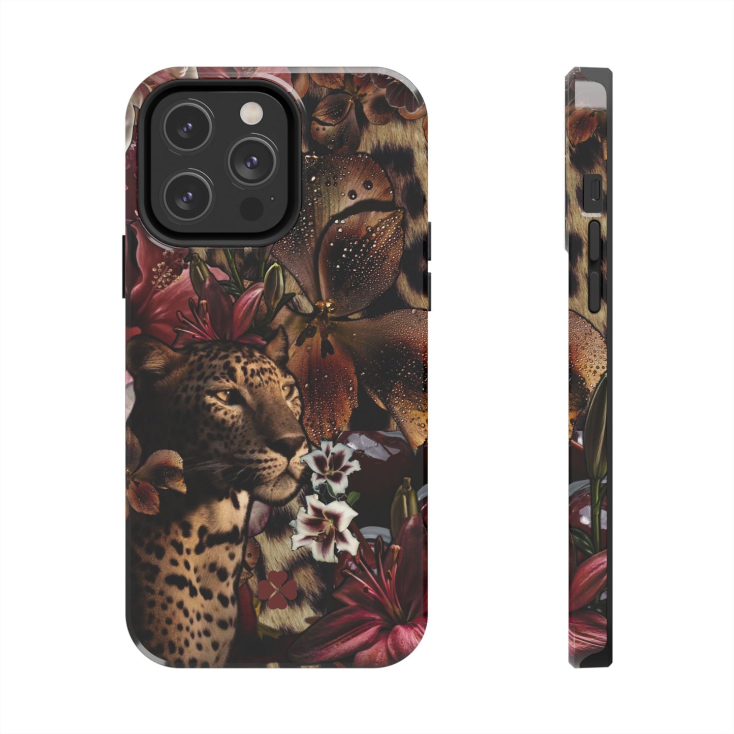 Leopard Floral Phone Case