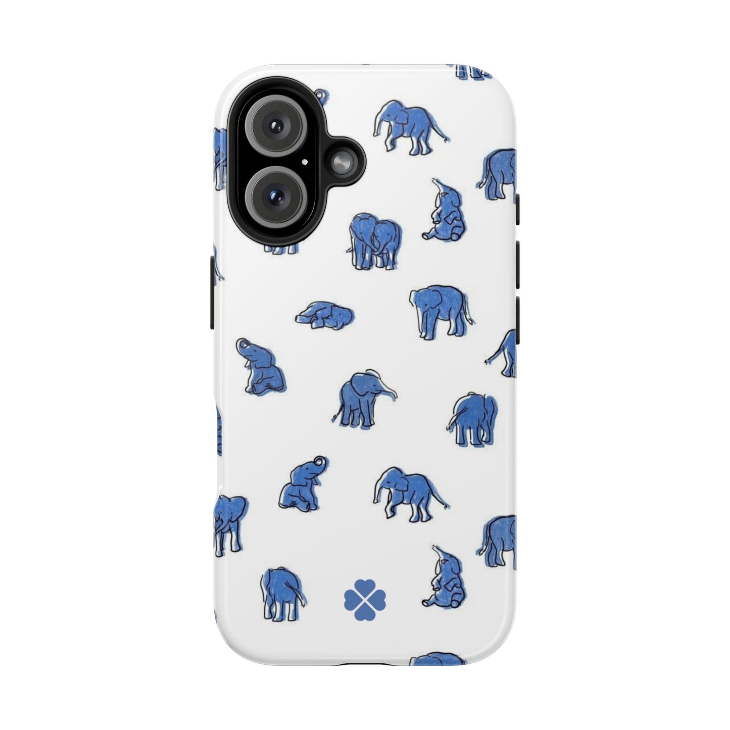 Blue Elephant Phone Case