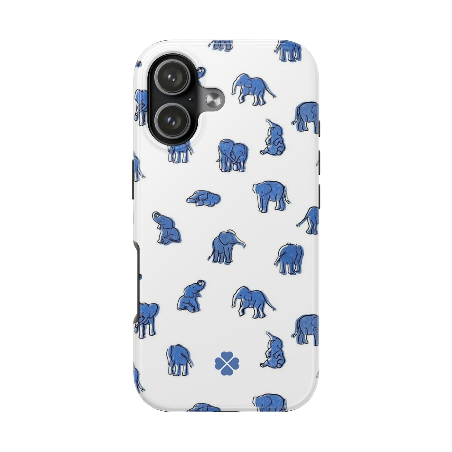 Blue Elephant Phone Case