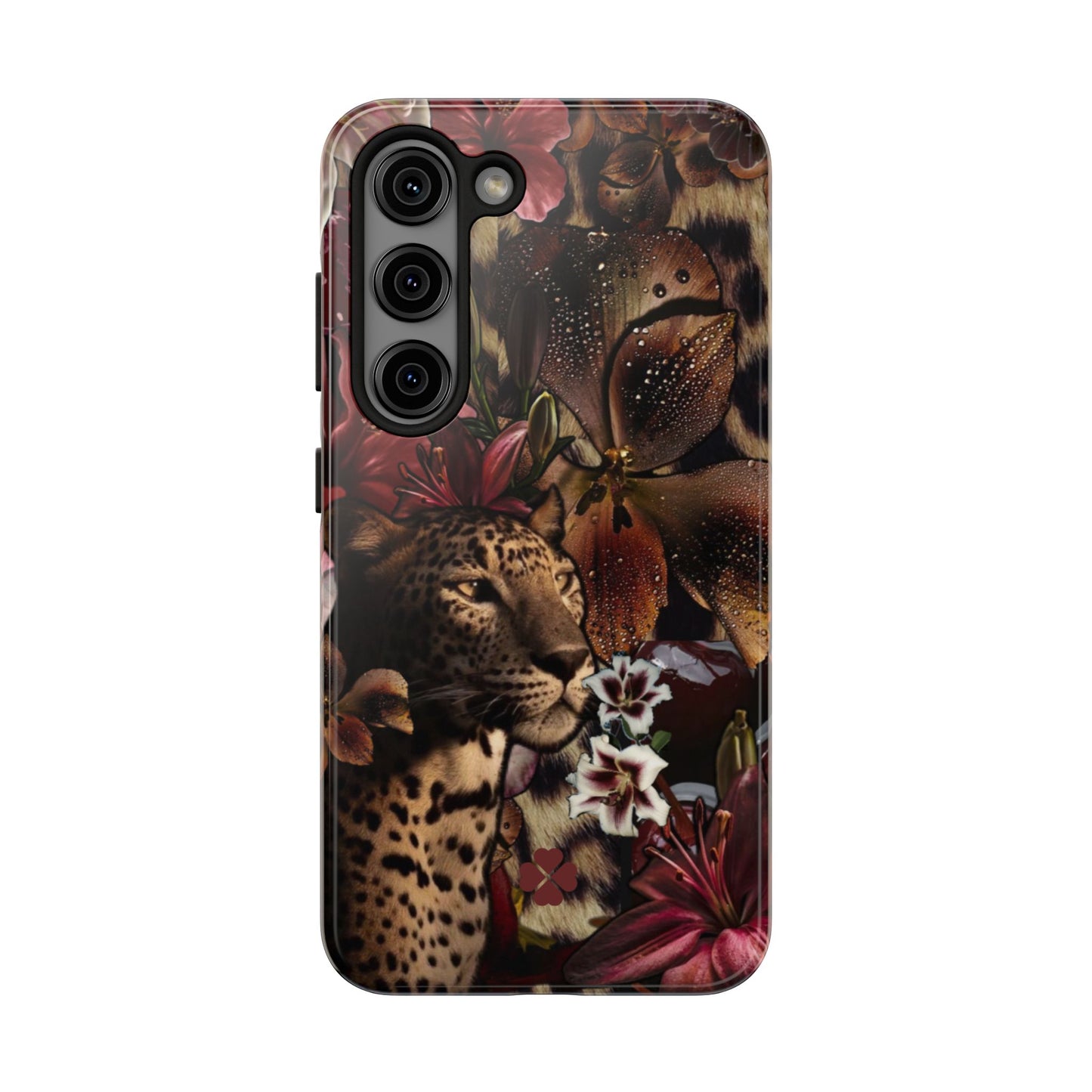 Leopard Floral Phone Case
