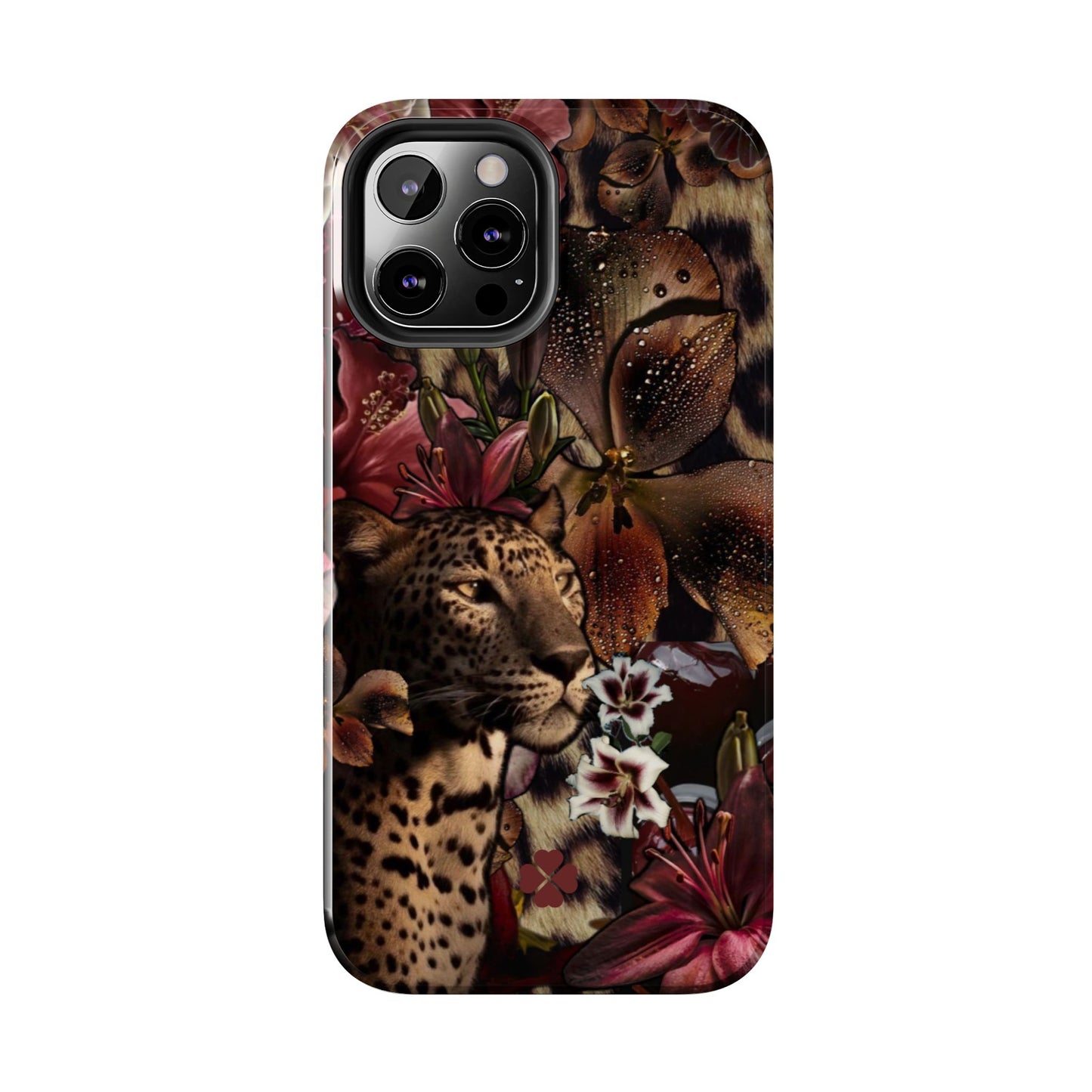 Leopard Floral Phone Case