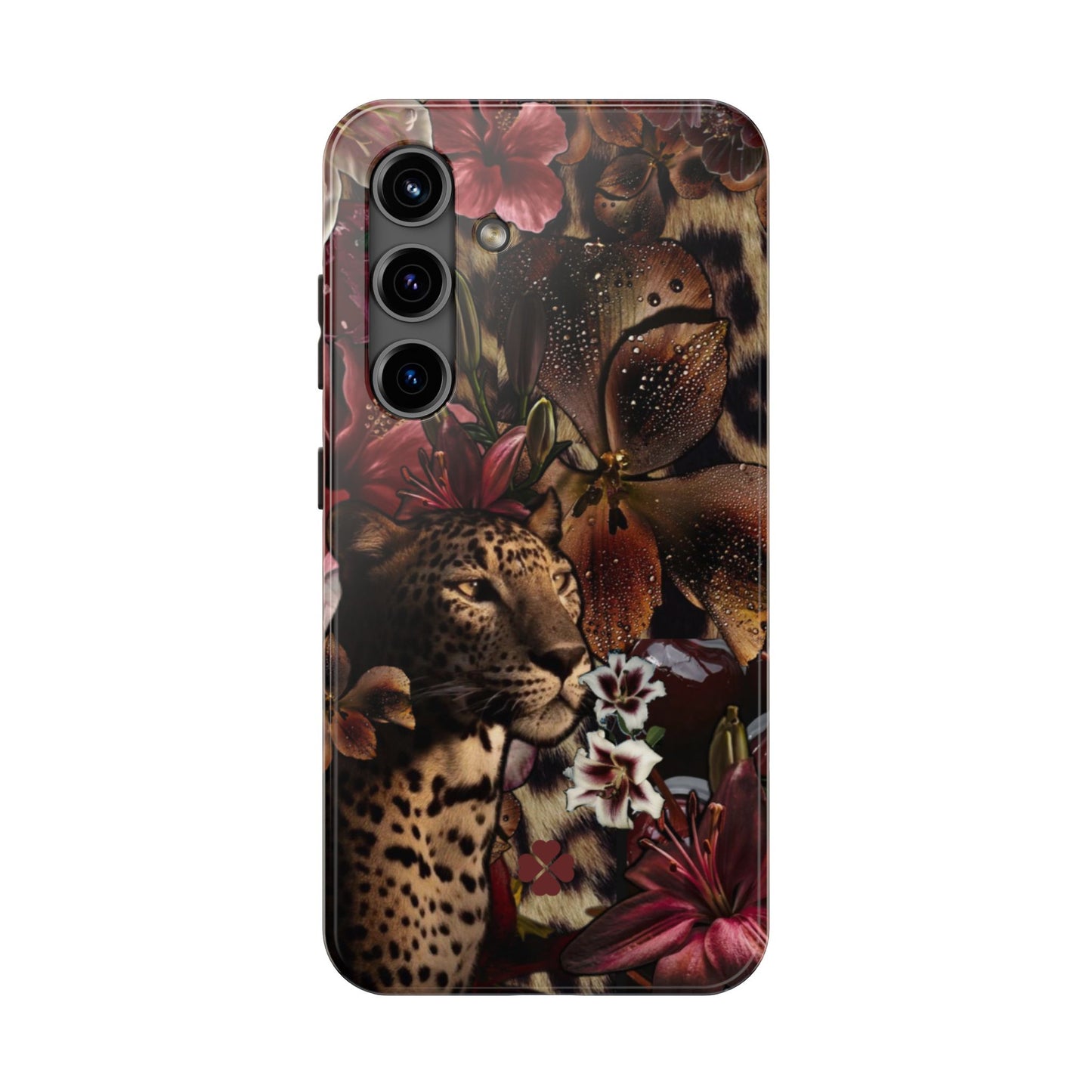 Leopard Floral Phone Case