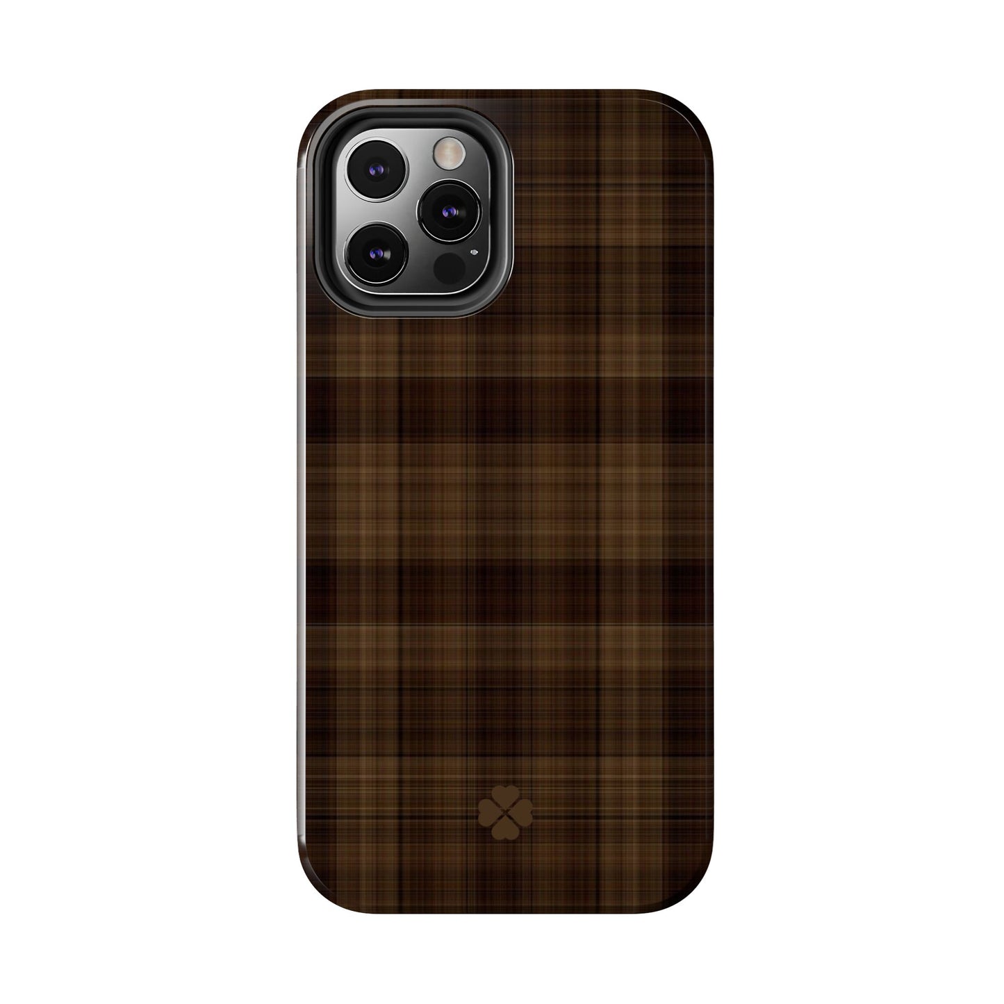 Brown Flannel Phone Case