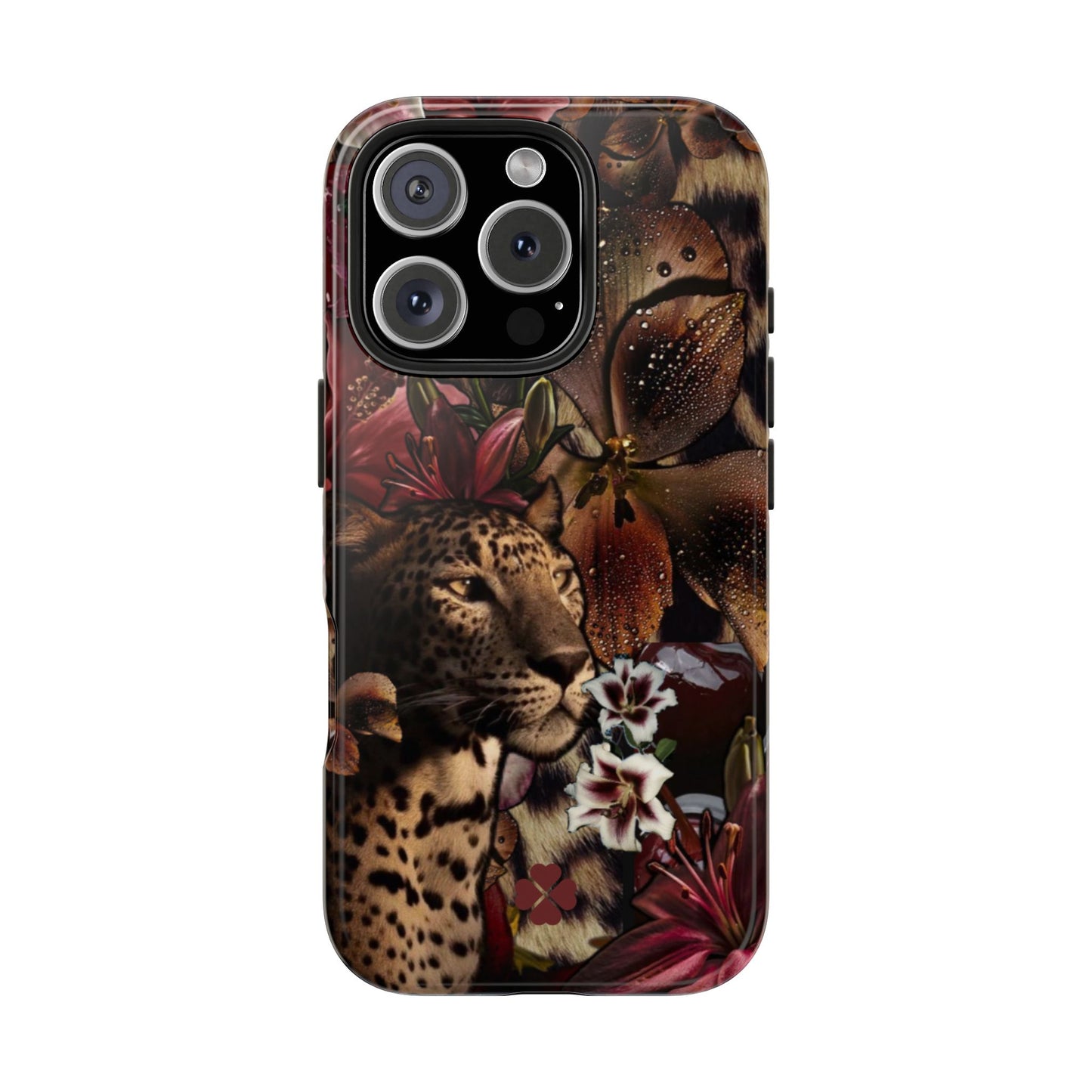 Leopard Floral Phone Case