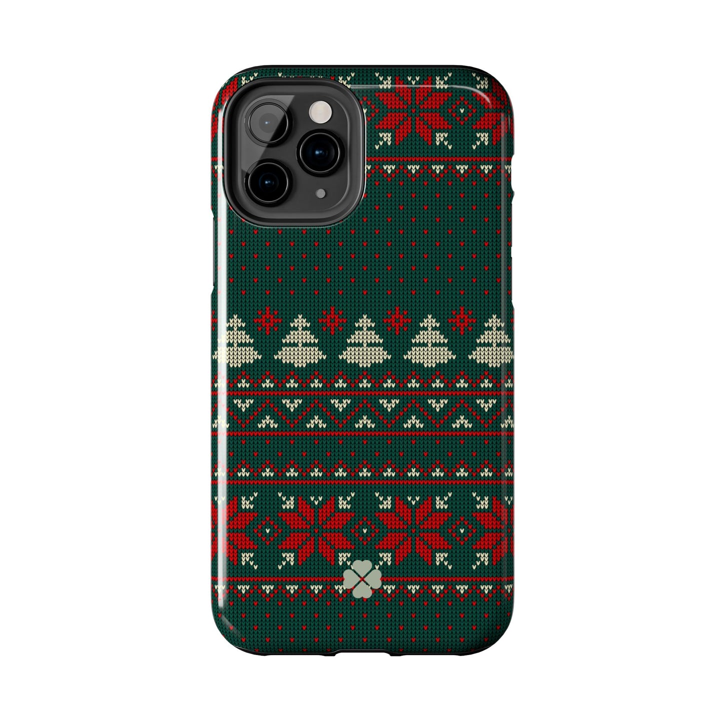 Green Christmas Sweater Phone Case