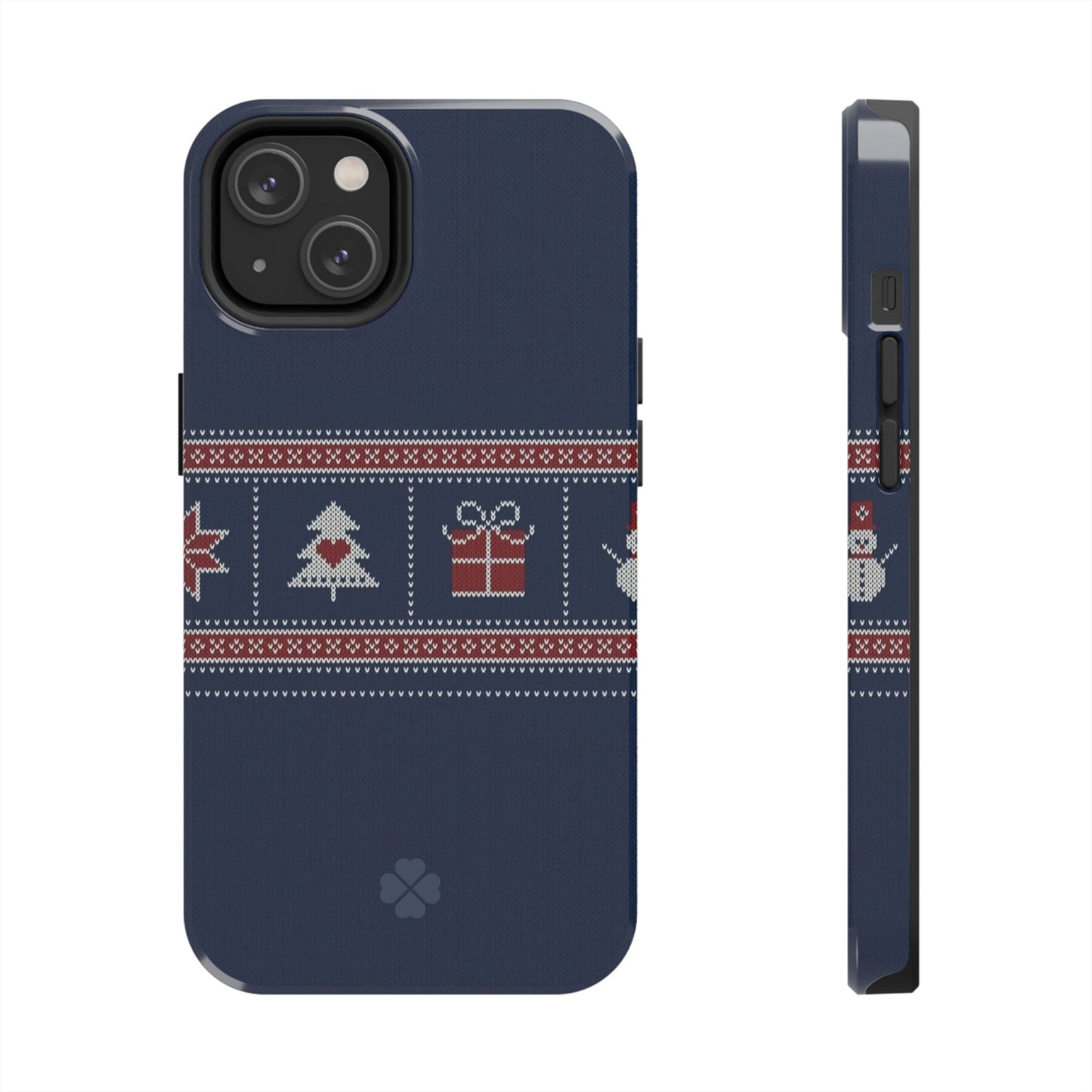 Blue Christmas Sweater Phone Case