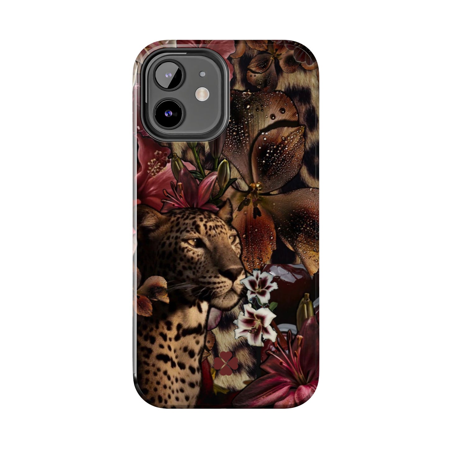 Leopard Floral Phone Case