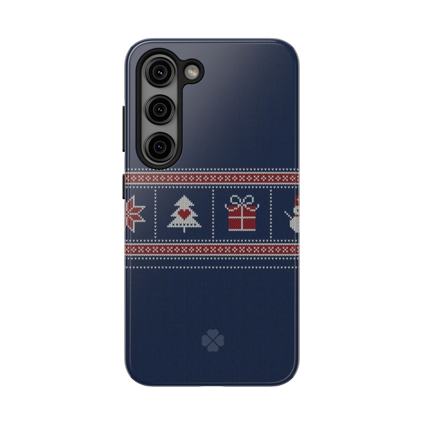 Blue Christmas Sweater Phone Case