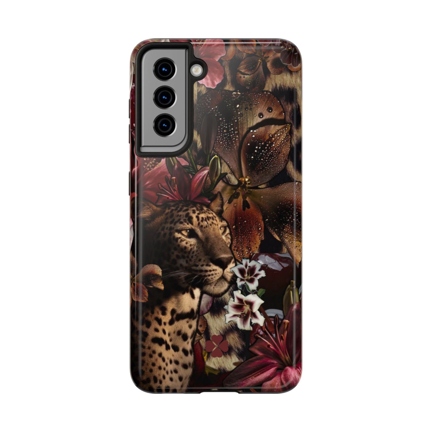 Leopard Floral Phone Case