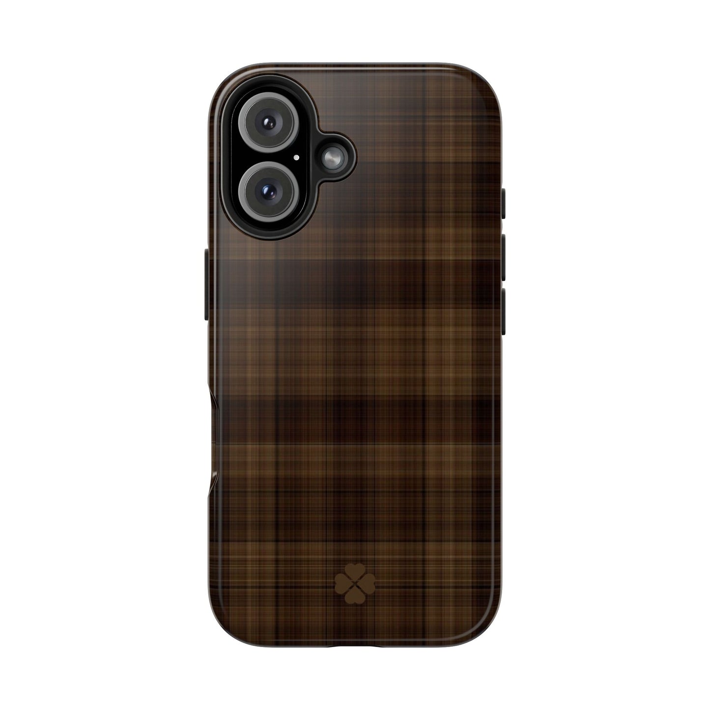 Brown Flannel Phone Case