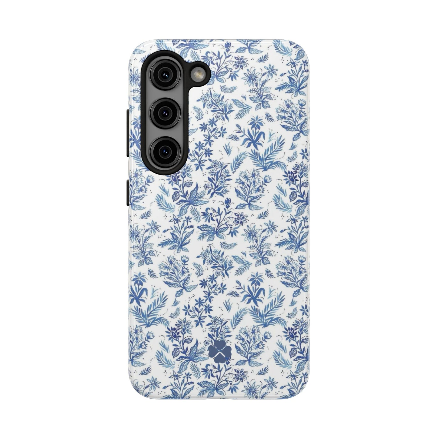 Blue Toile Phone Case