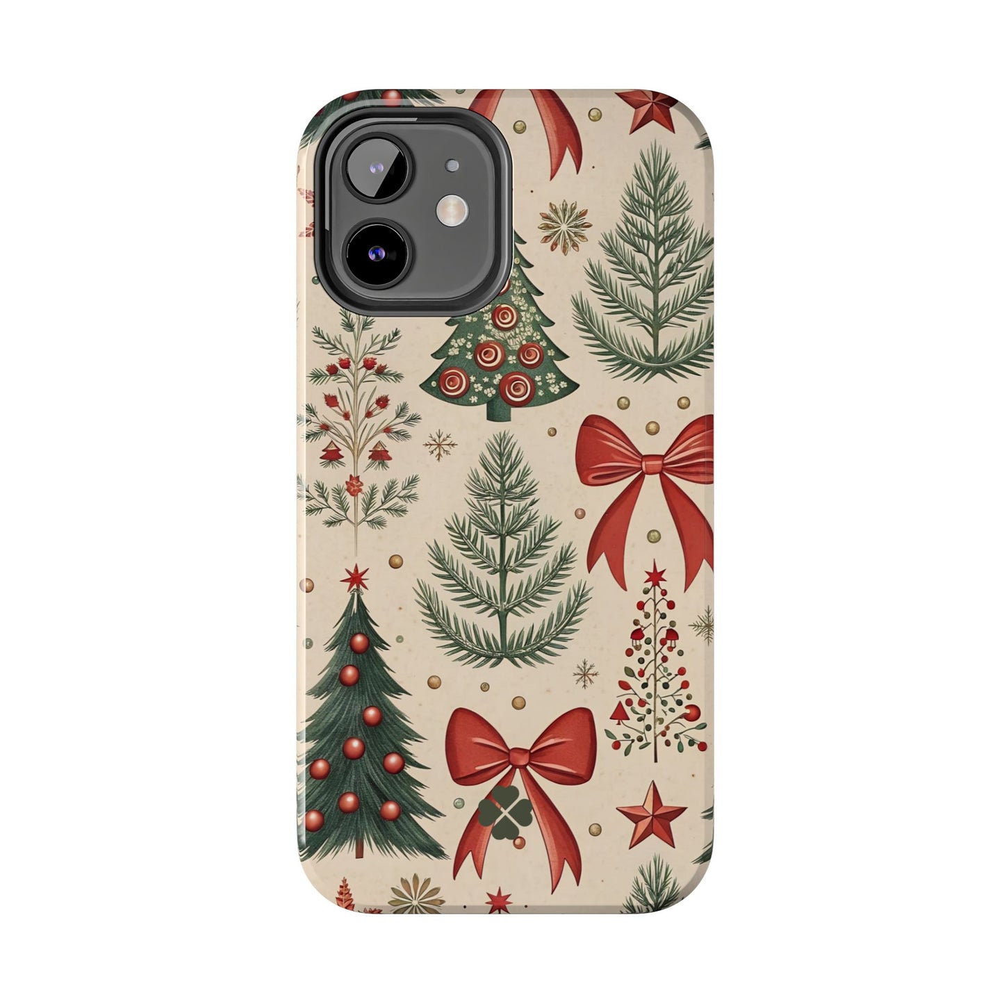 Christmas Tree Bow Phone Case