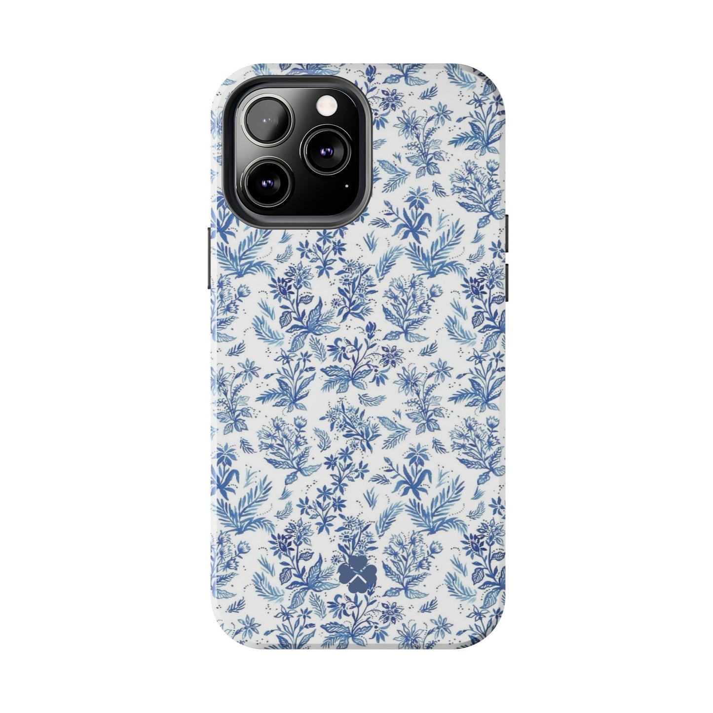 Blue Toile Phone Case