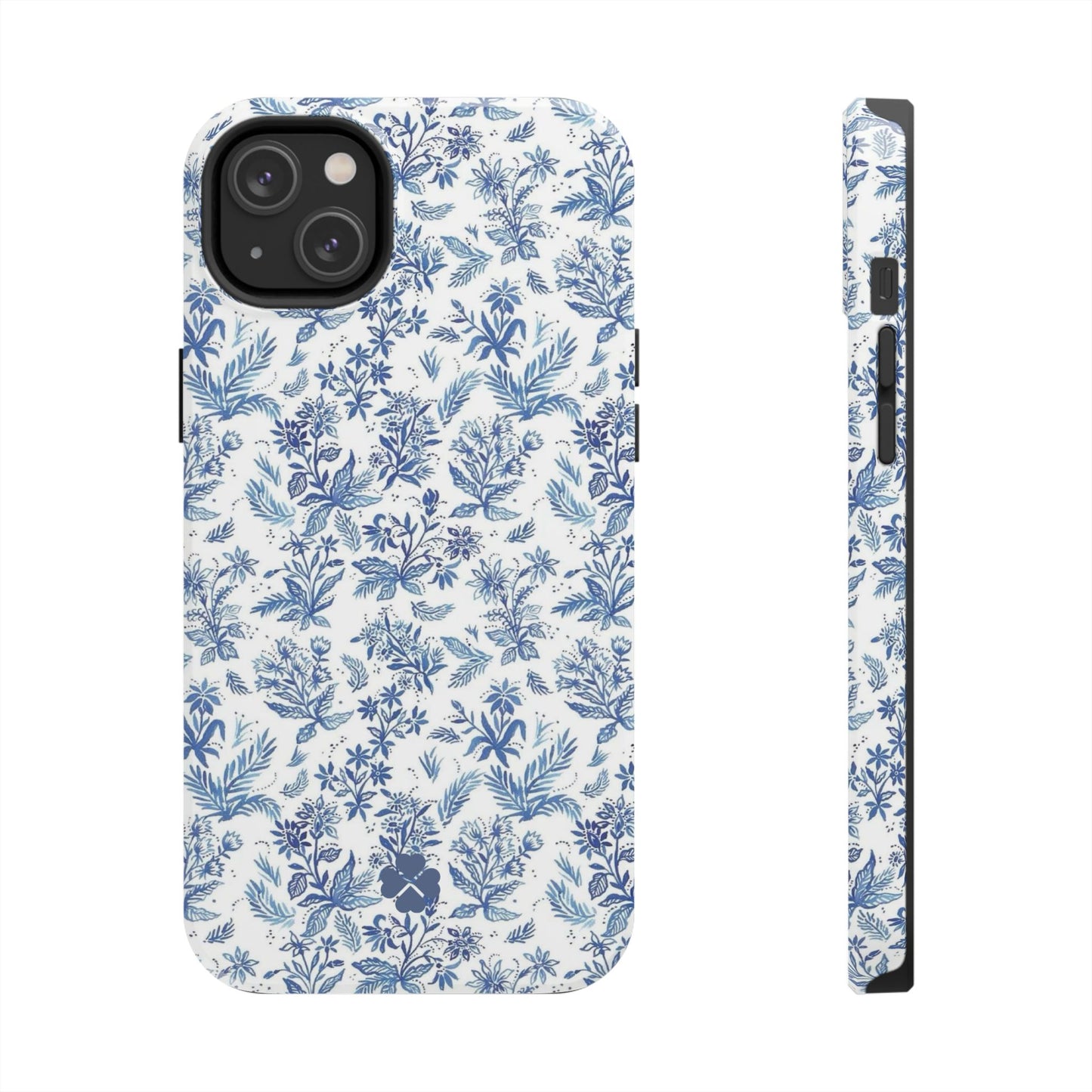 Blue Toile Phone Case