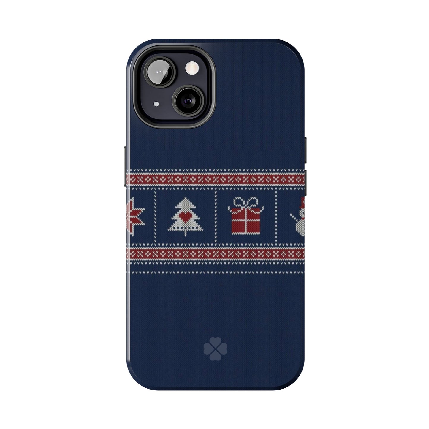 Blue Christmas Sweater Phone Case
