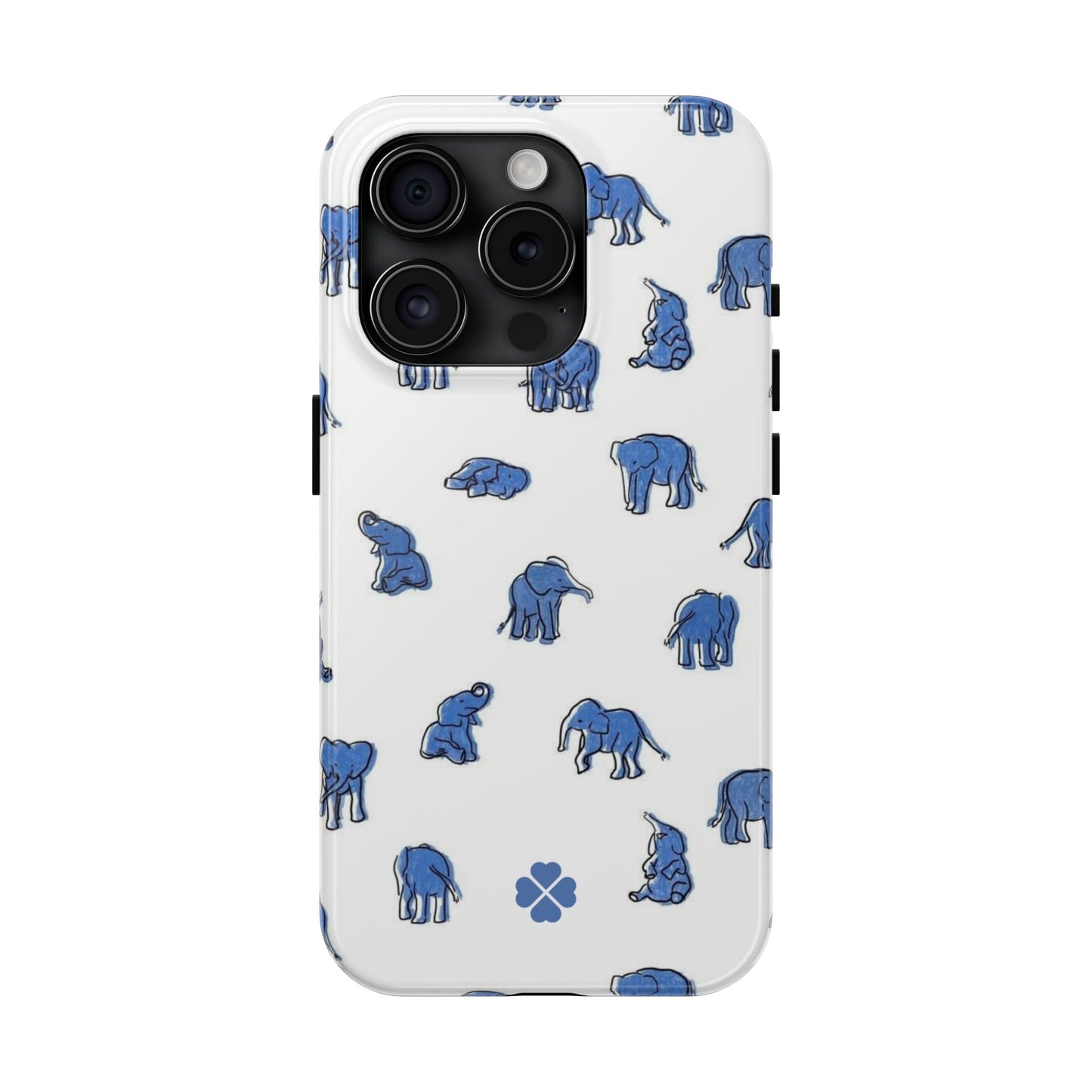 Blue Elephant Phone Case
