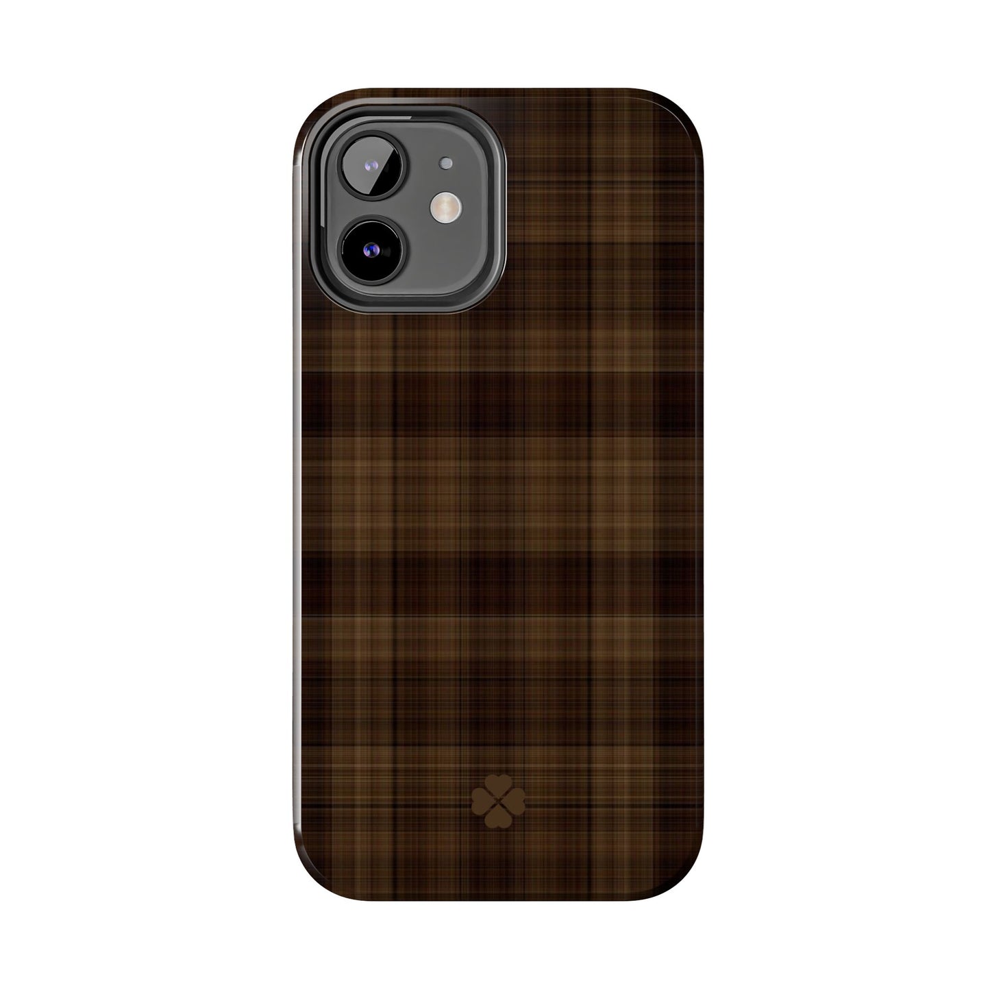 Brown Flannel Phone Case