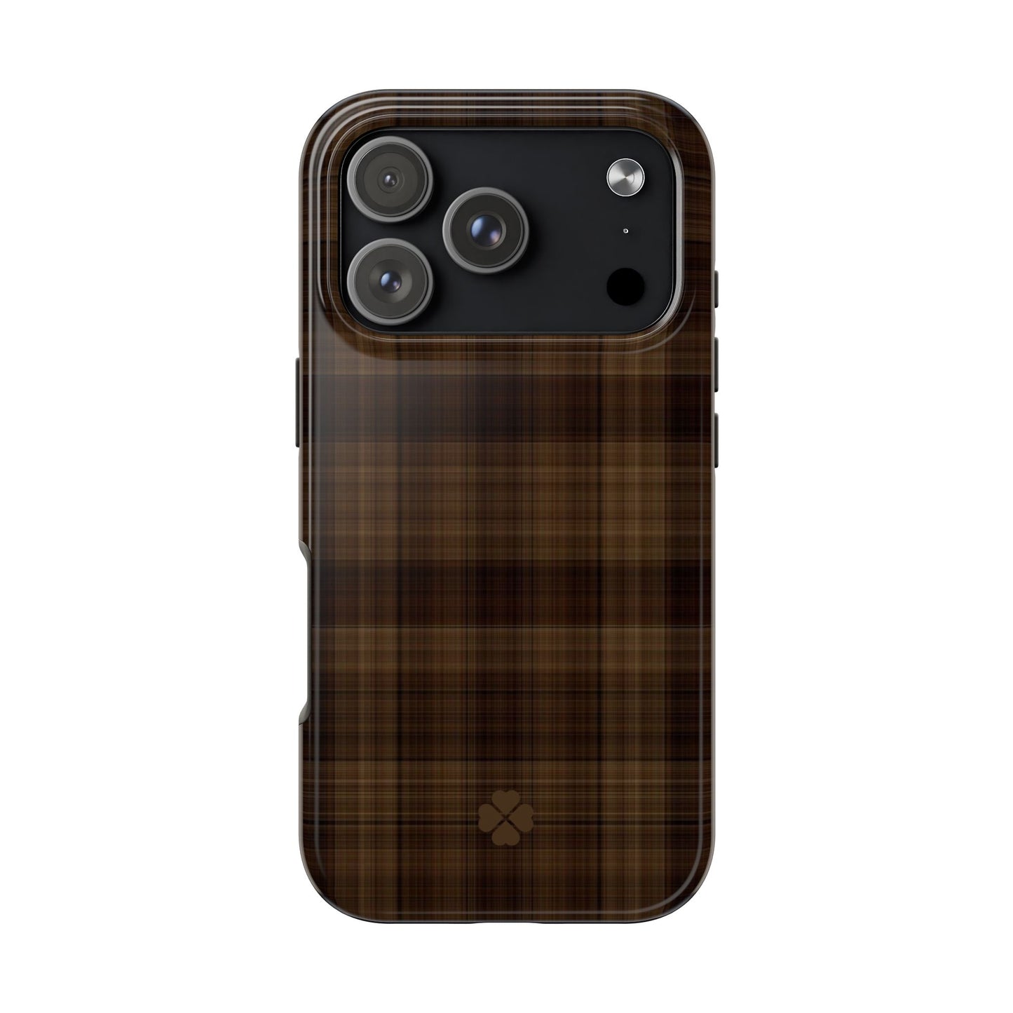 Brown Flannel Phone Case