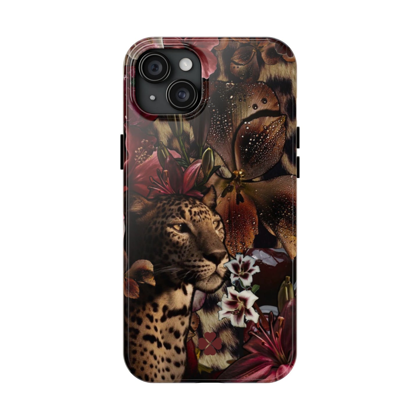 Leopard Floral Phone Case
