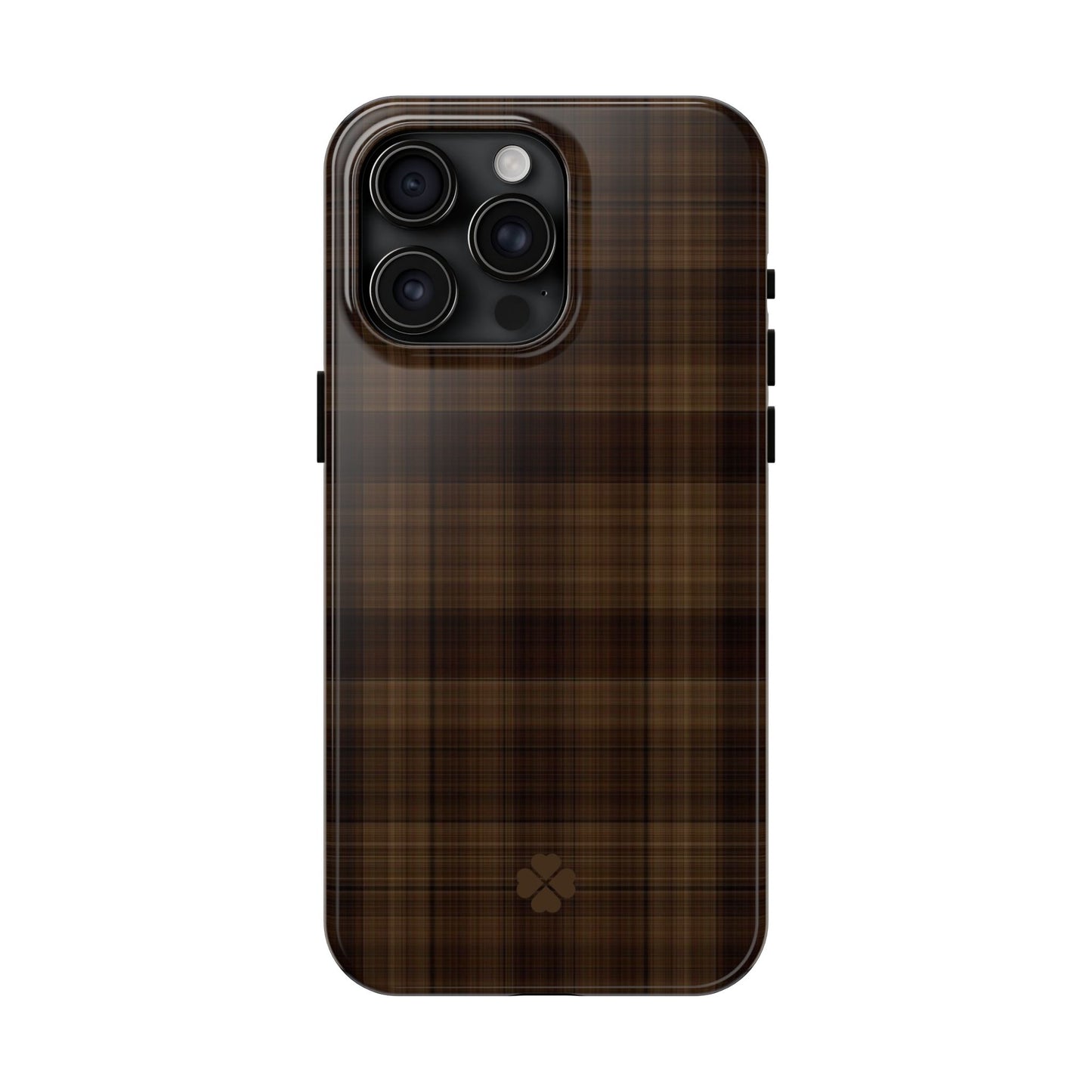 Brown Flannel Phone Case
