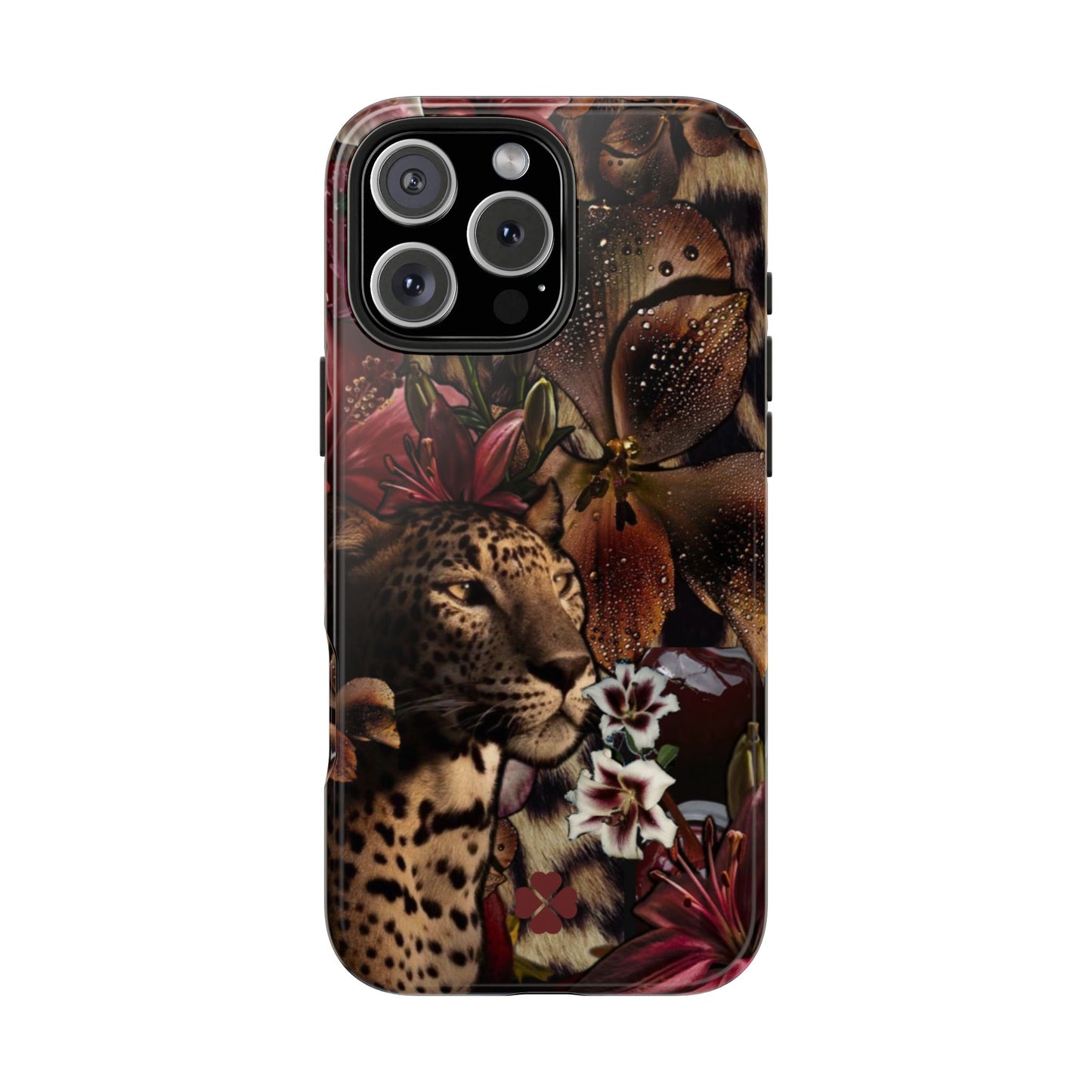 Leopard Floral Phone Case