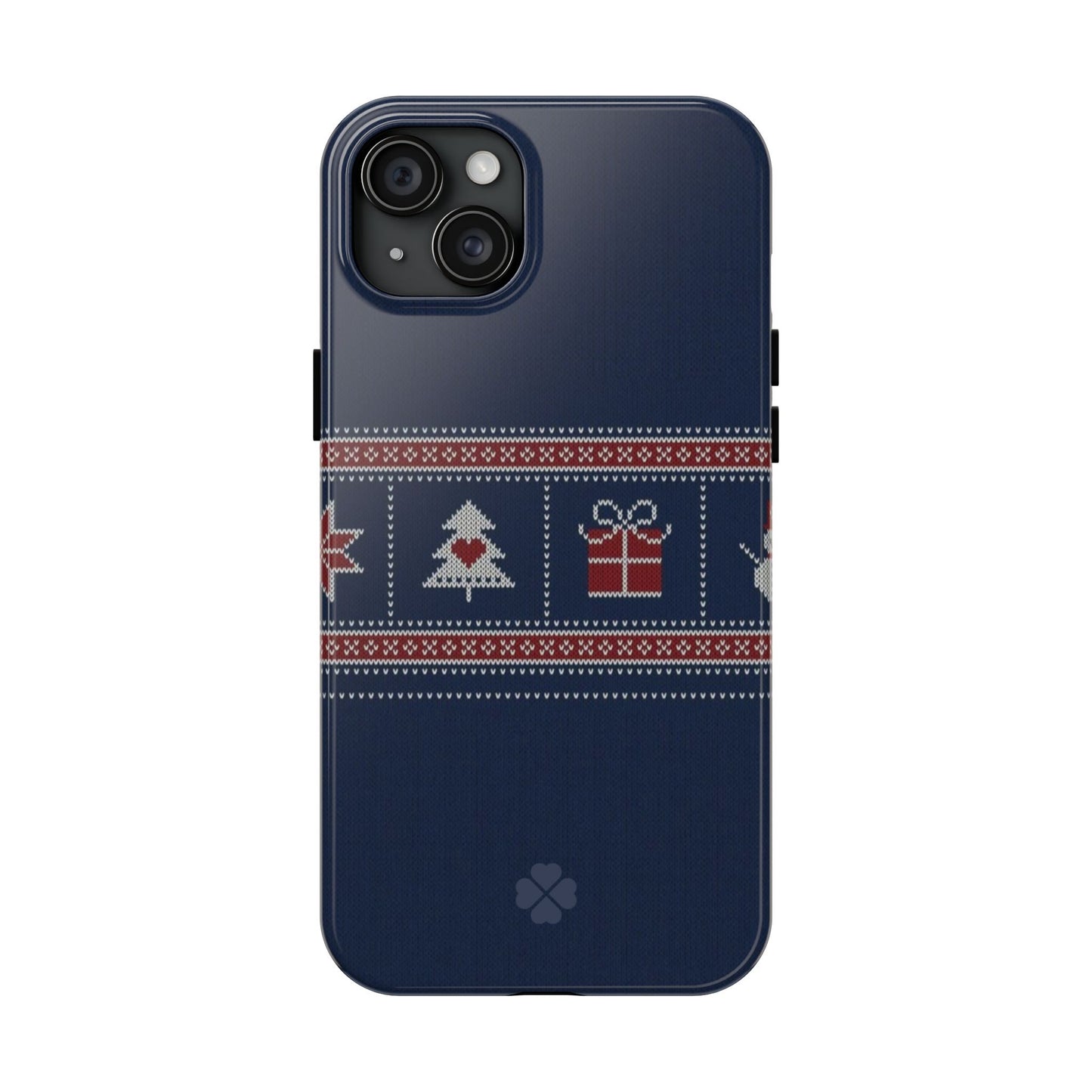 Blue Christmas Sweater Phone Case
